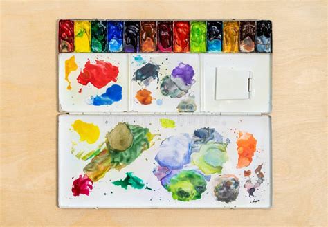 metal palette box|watercolour palette box.